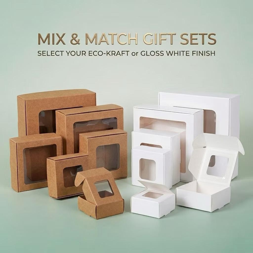 [Hommly SG Instock] Small Window Packaging Box For Individual Baked Good (Not suitable for cake)/Gift Packing Box