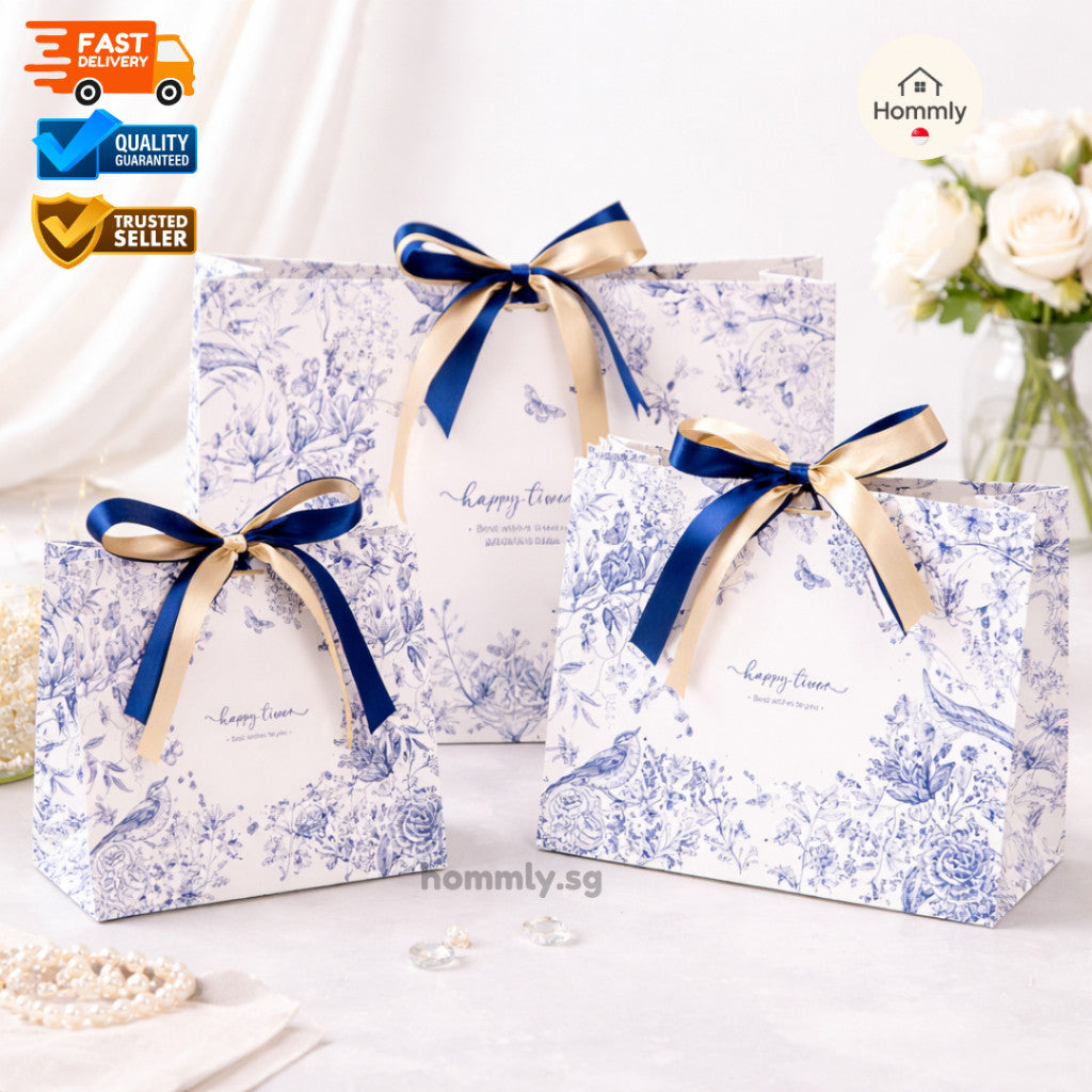 [Hommly SG Ready Stock CHEAPEST] Premium gift bag/Christmas bag/Birthday Party Goodie Bag Paper Bags for CNY