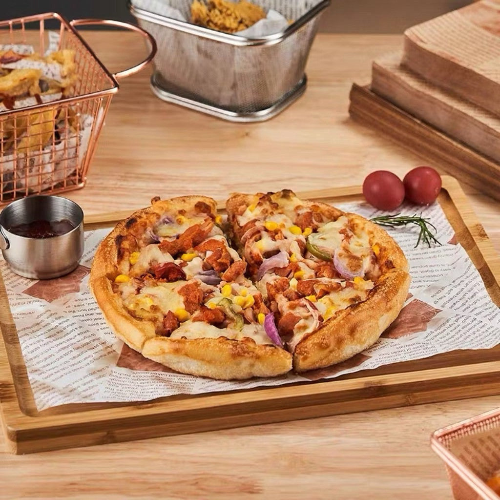 [Hommly SG Instock] 50pcs Greaseproof Paper/Oil absorbing Paper Ready Cut Precut Size/Food Packaging Paper