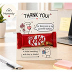 [Hommly SG Ready Stock] Appreciation Gift Card with Chocolate | Team Thank You Gift | Farewell Gift