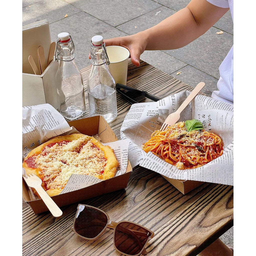 [Hommly SG Instock] 50pcs Greaseproof Paper/Oil absorbing Paper Ready Cut Precut Size/Food Packaging Paper