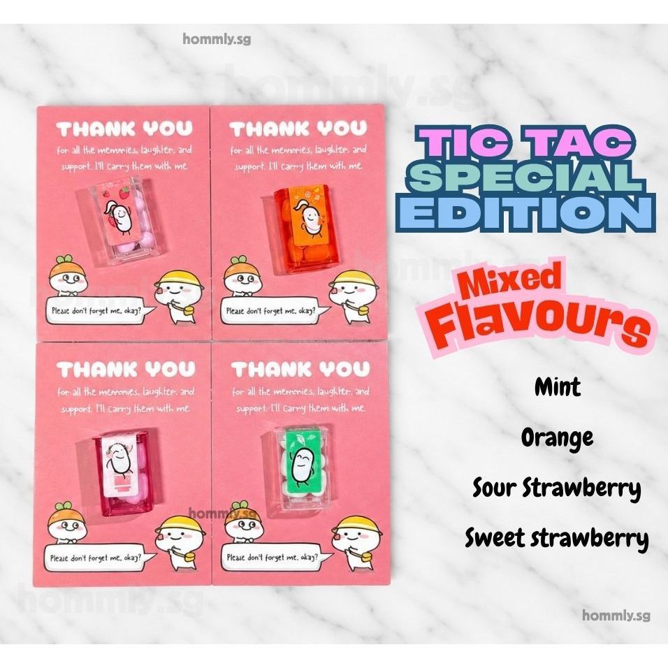 [Hommly SG Ready Stock] Farewell Gift Card with Chocolate | Halal Sweet (KitKat/TicTac(/Snickers) | Office Leaving Gift