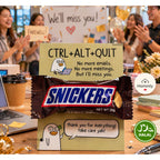 Green Farewell Gift Card Set – Snickers Chocolate