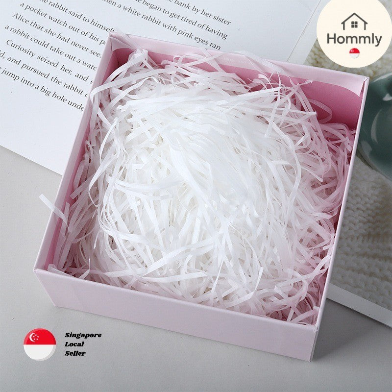 🇸🇬[Hommly SG Instock] 100g Raffia shredded paper Gift decoration packaging paper | DIY Birthday gift box filling