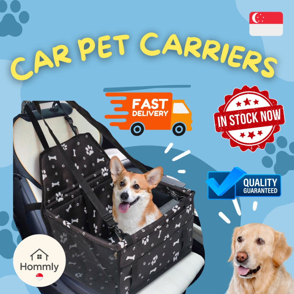 [Hommly SG Instock CHEAPEST] Waterproof Heavy Duty Pet Car Seat Carrier  | Dog Seat Protector | Scratchproof & Nonslip