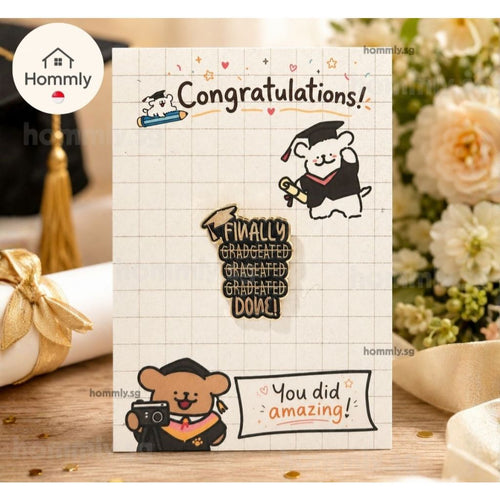Graduation Gift Card with Treats & Badge | Congratulations Student Reward Gift | Primary School Graduation Gift | KitKat