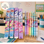 Blind Box Cartoon Gel Pen Gift Set | Cute Student Reward Pen | Demon Hunter Sanrio Pokémon Pony Chiikawa Mystery Pen | T
