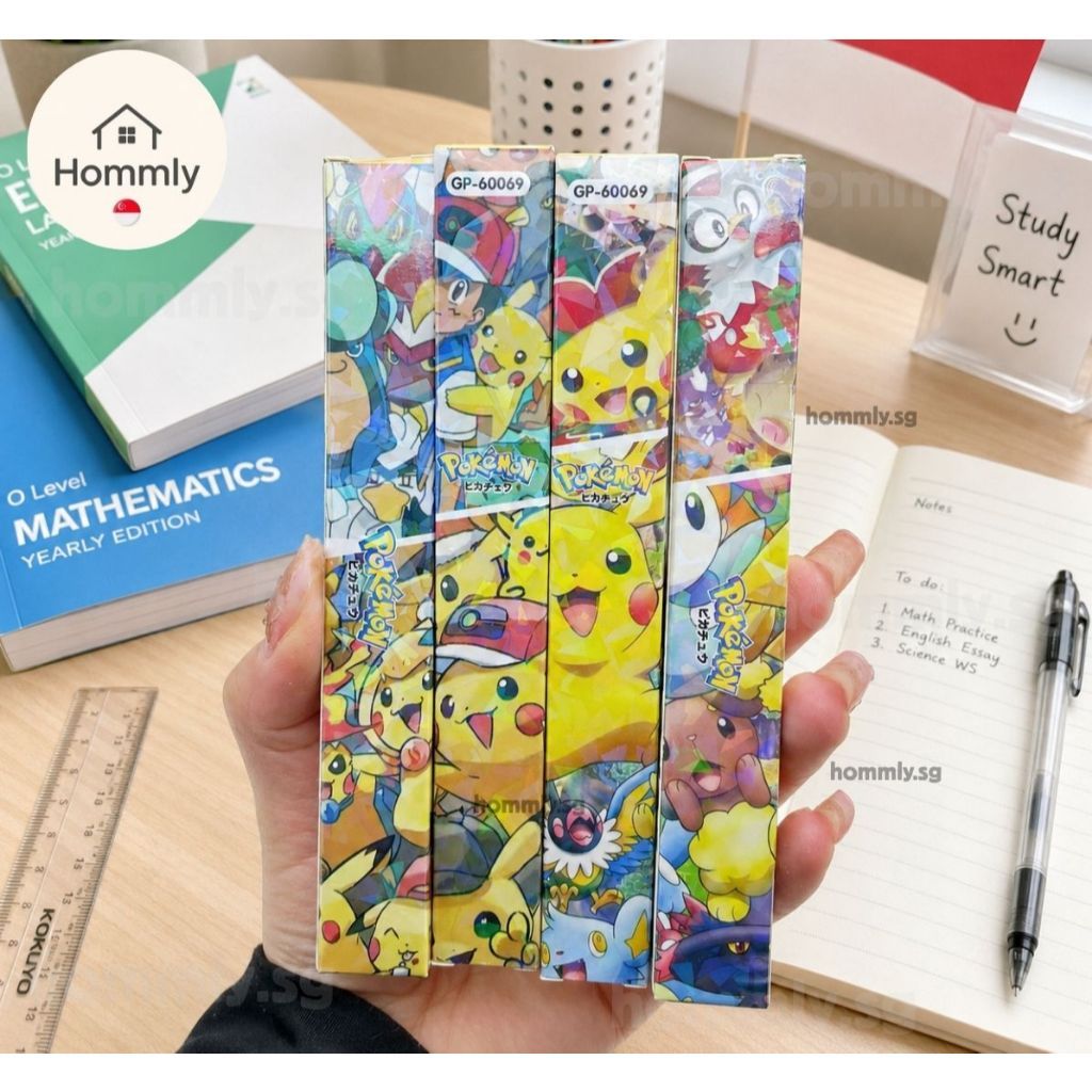 Blind Box Cartoon Gel Pen Gift Set | Cute Student Reward Pen | Demon Hunter Sanrio Pokémon Pony Chiikawa Mystery Pen | T