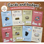 [Hommly SG Ready Stock] Card with Badge / Mix & Match Gift Set | Farewell / Appreciation Gift