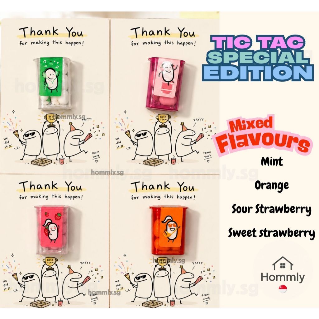 [Hommly SG Ready Stock] Appreciation Gift Card with Chocolate | Team Thank You Gift | Farewell Gift