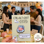 [Hommly SG Ready Stock] Card with Badge / Mix & Match Gift Set | Farewell / Appreciation Gift