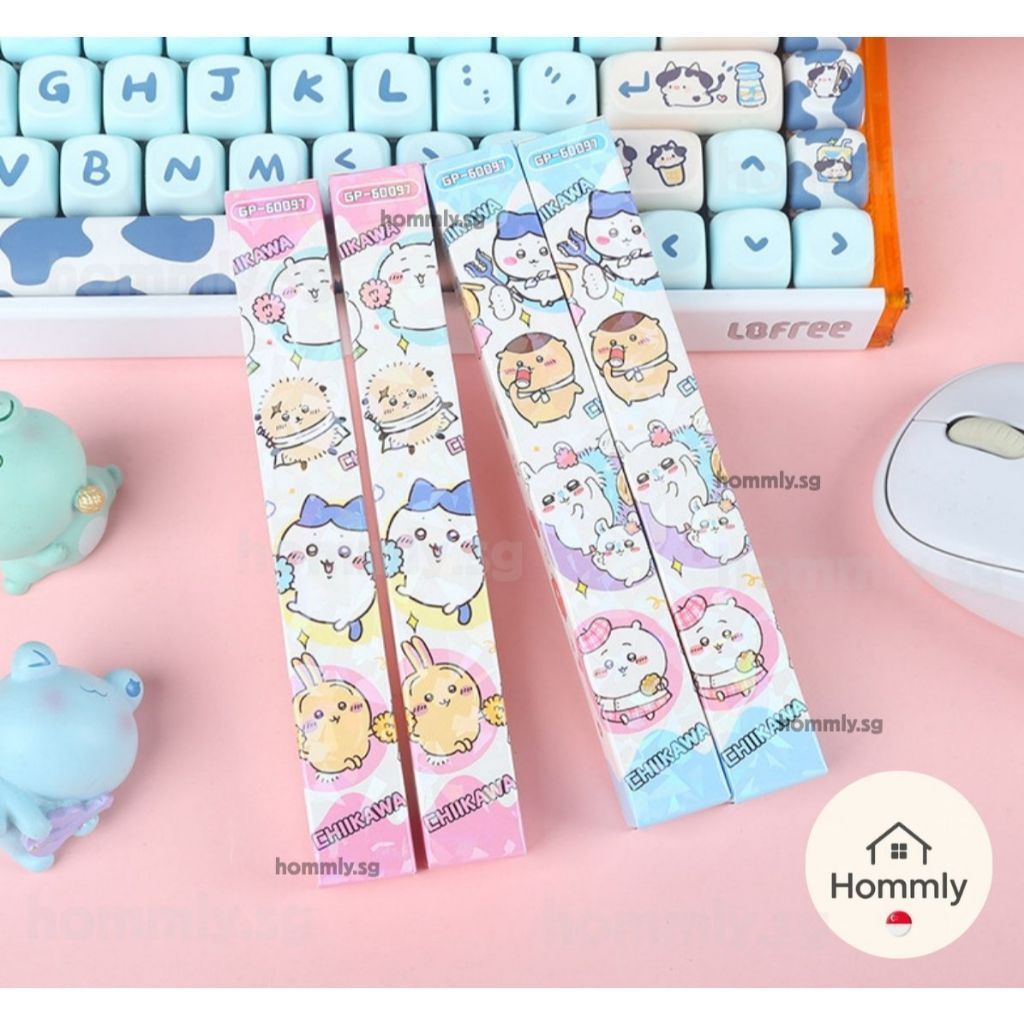 Blind Box Cartoon Gel Pen Gift Set | Cute Student Reward Pen | Demon Hunter Sanrio Pokémon Pony Chiikawa Mystery Pen | T