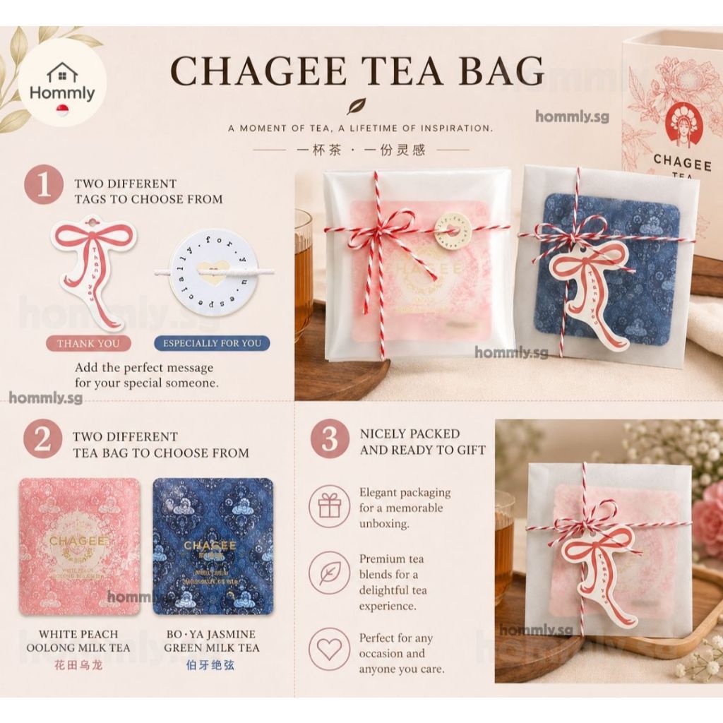 [Hommly SG Instock] CHAGEE Gift Bag Series | Thank You • Especially For You • Farewell Gift ✨