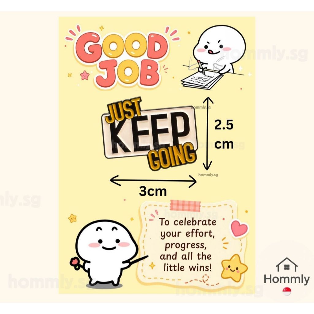 [Hommly SG Ready Stock] Card with Badge / Mix & Match Gift Set | Farewell / Appreciation Gift