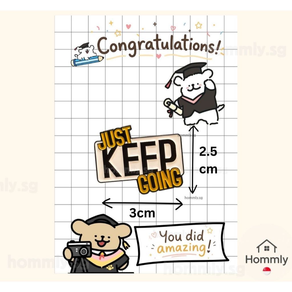[Hommly SG Ready Stock] Card with Badge / Mix & Match Gift Set | Farewell / Appreciation Gift