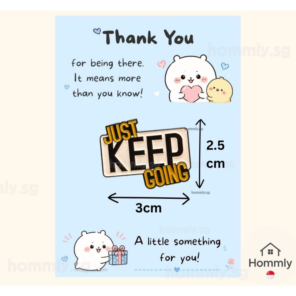 [Hommly SG Ready Stock] Card with Badge / Mix & Match Gift Set | Farewell / Appreciation Gift