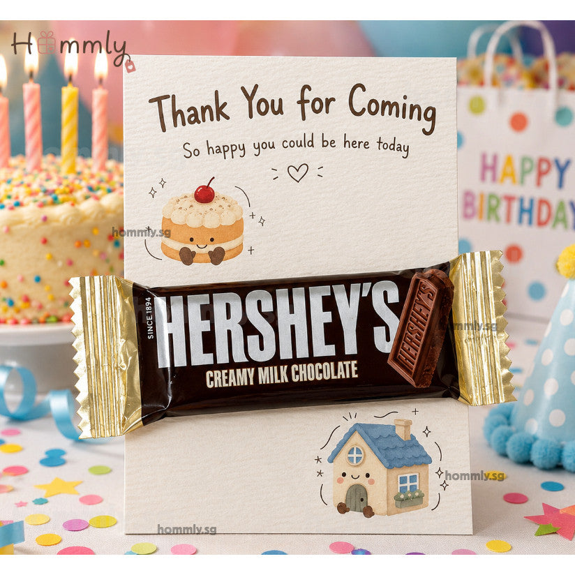 [Hommly SG Ready Stock] Farewell Gift Card with Chocolate | Halal Sweet (KitKat/TicTac(/Snickers) | Office Leaving Gift