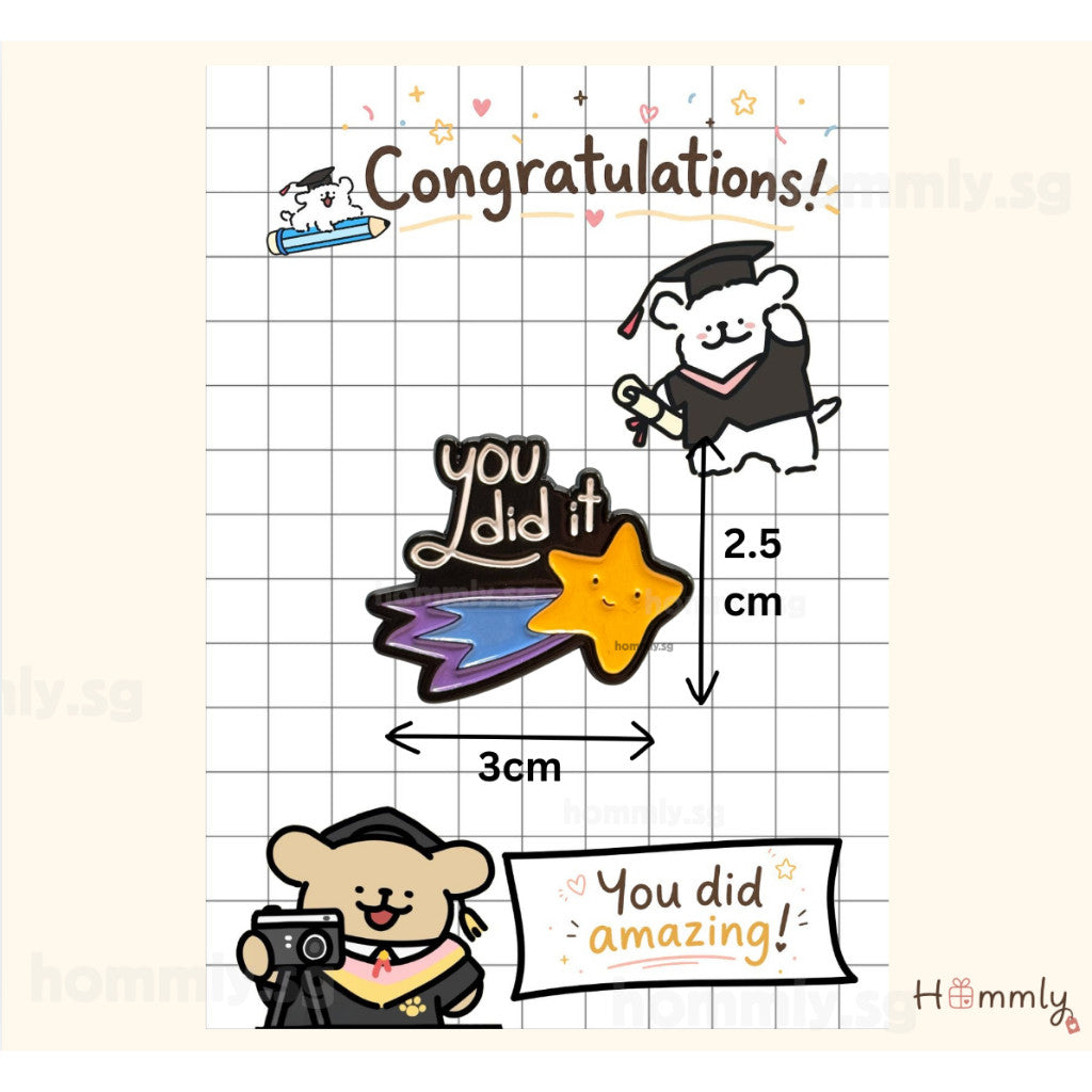 Graduation Gift Card with Treats & Badge | Congratulations Student Reward Gift | Primary School Graduation Gift | KitKat