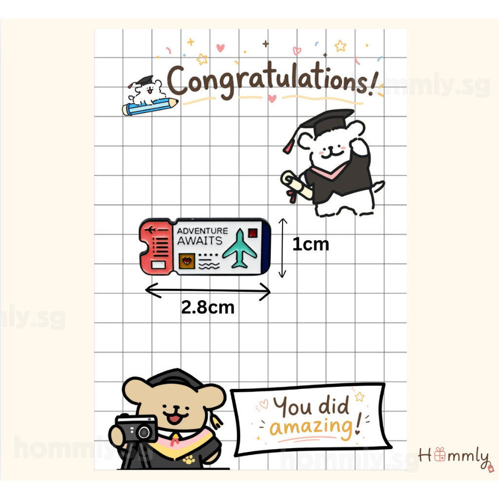 Graduation Gift Card with Treats & Badge | Congratulations Student Reward Gift | Primary School Graduation Gift | KitKat