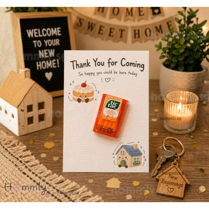 [Hommly SG Ready Stock] Farewell Gift Card with Chocolate | Halal Sweet (KitKat/TicTac(/Snickers) | Office Leaving Gift