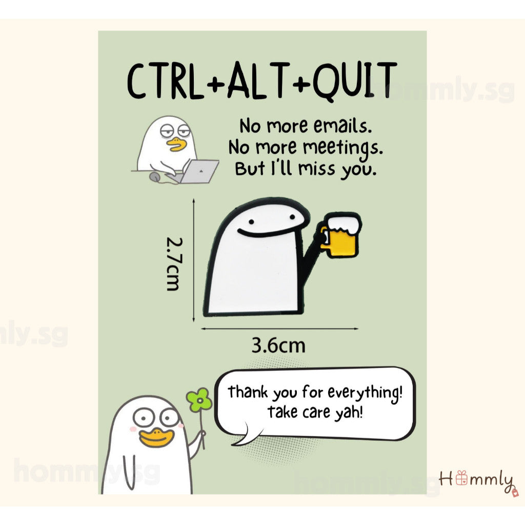 [Hommly SG Ready Stock] Card with Badge / Mix & Match Gift Set | Farewell / Appreciation Gift