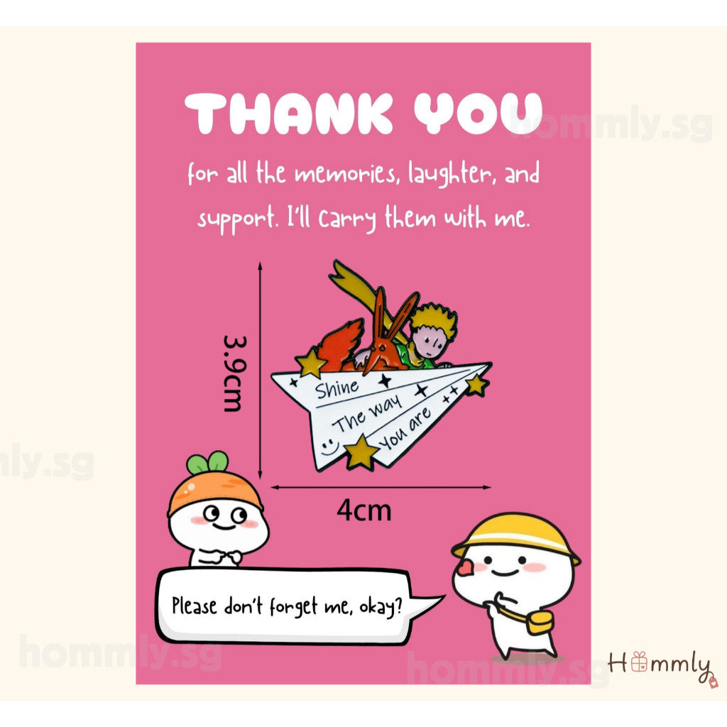 [Hommly SG Ready Stock] Card with Badge / Mix & Match Gift Set | Farewell / Appreciation Gift