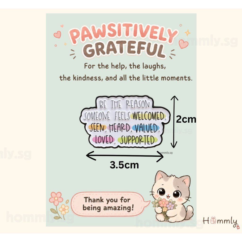 [Hommly SG Ready Stock] Card with Badge / Mix & Match Gift Set | Farewell / Appreciation Gift