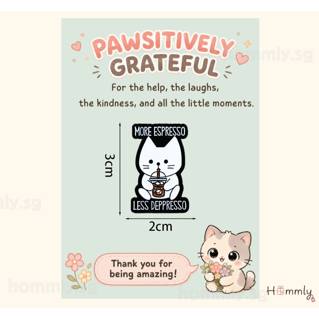 [Hommly SG Ready Stock] Card with Badge / Mix & Match Gift Set | Farewell / Appreciation Gift