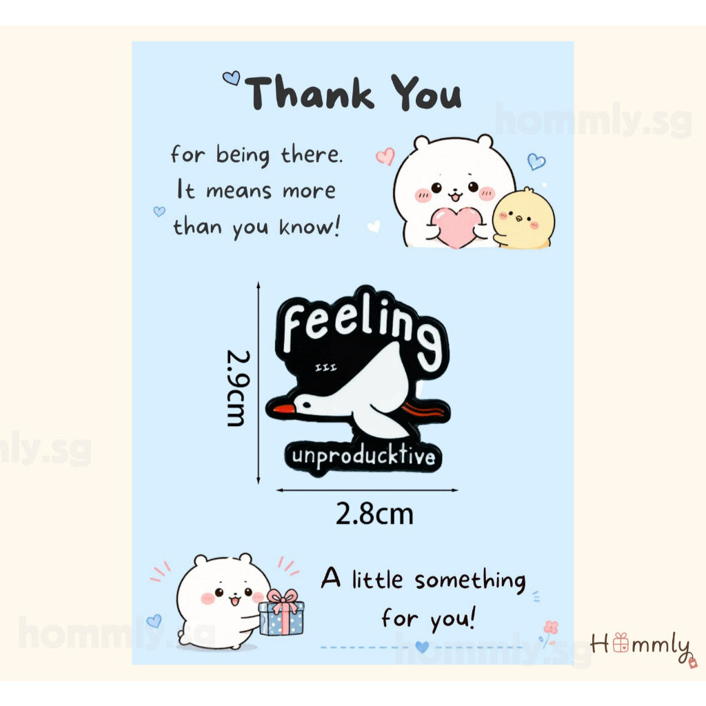 [Hommly SG Ready Stock] Card with Badge / Mix & Match Gift Set | Farewell / Appreciation Gift