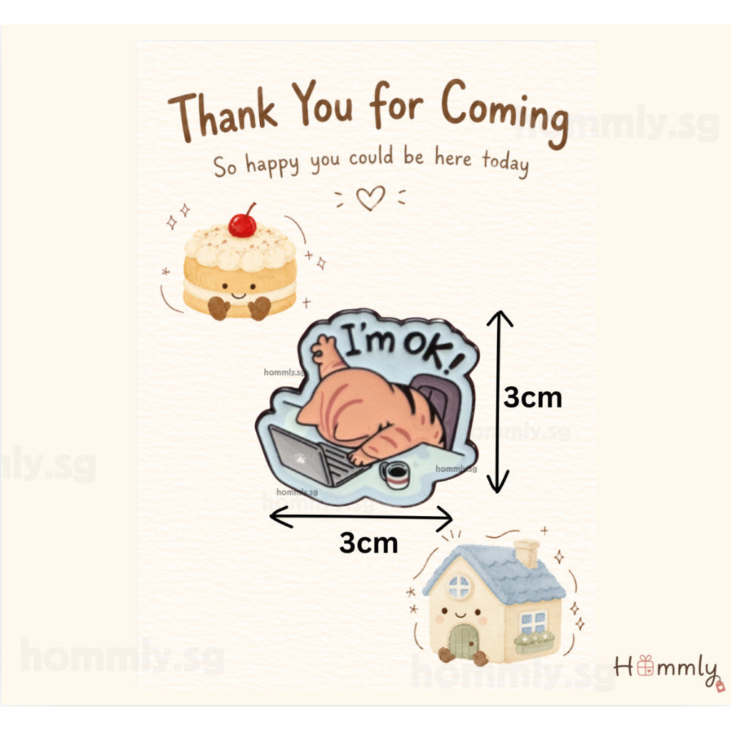[Hommly SG Ready Stock] Card with Badge / Mix & Match Gift Set | Farewell / Appreciation Gift