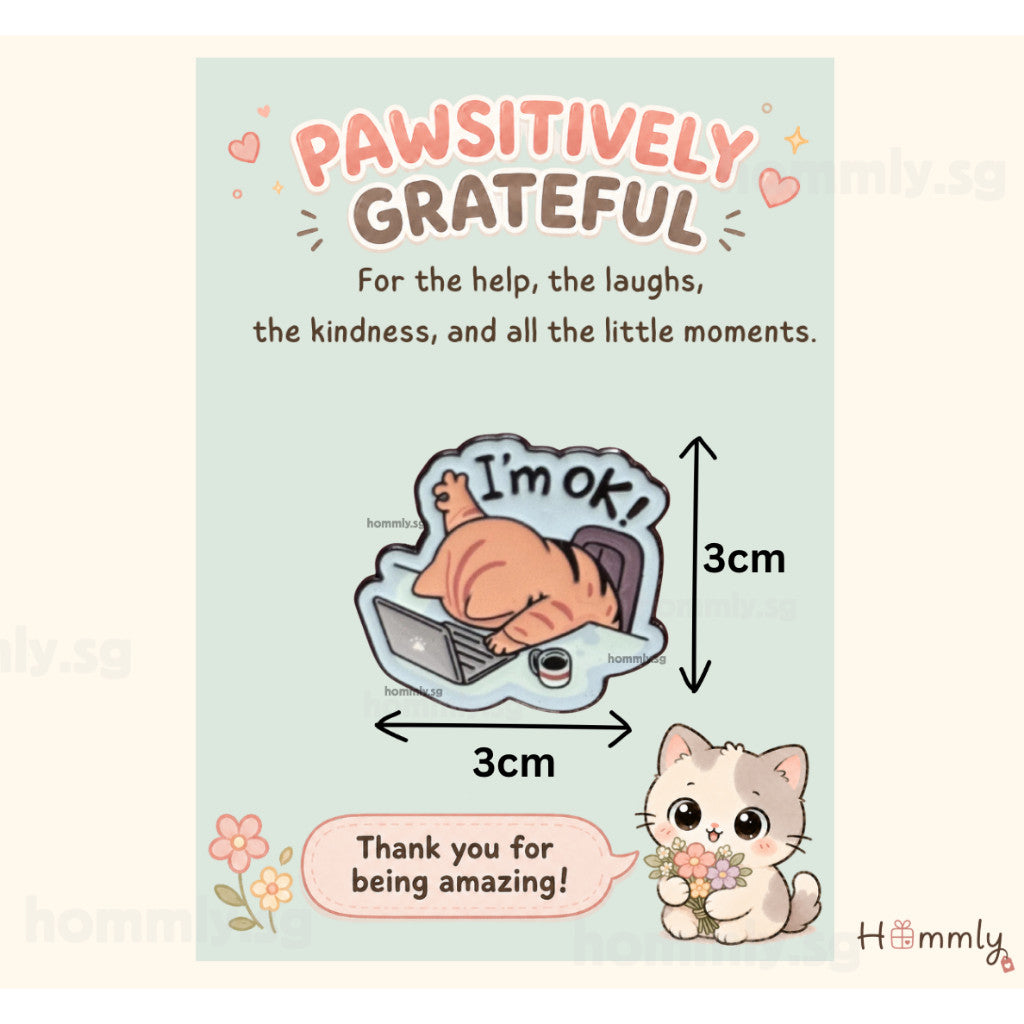 [Hommly SG Ready Stock] Card with Badge / Mix & Match Gift Set | Farewell / Appreciation Gift