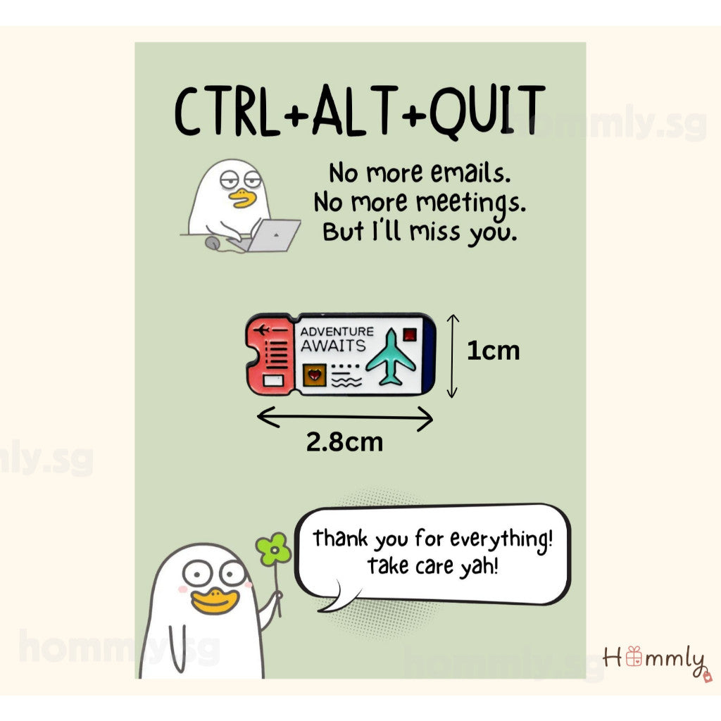 [Hommly SG Ready Stock] Card with Badge / Mix & Match Gift Set | Farewell / Appreciation Gift