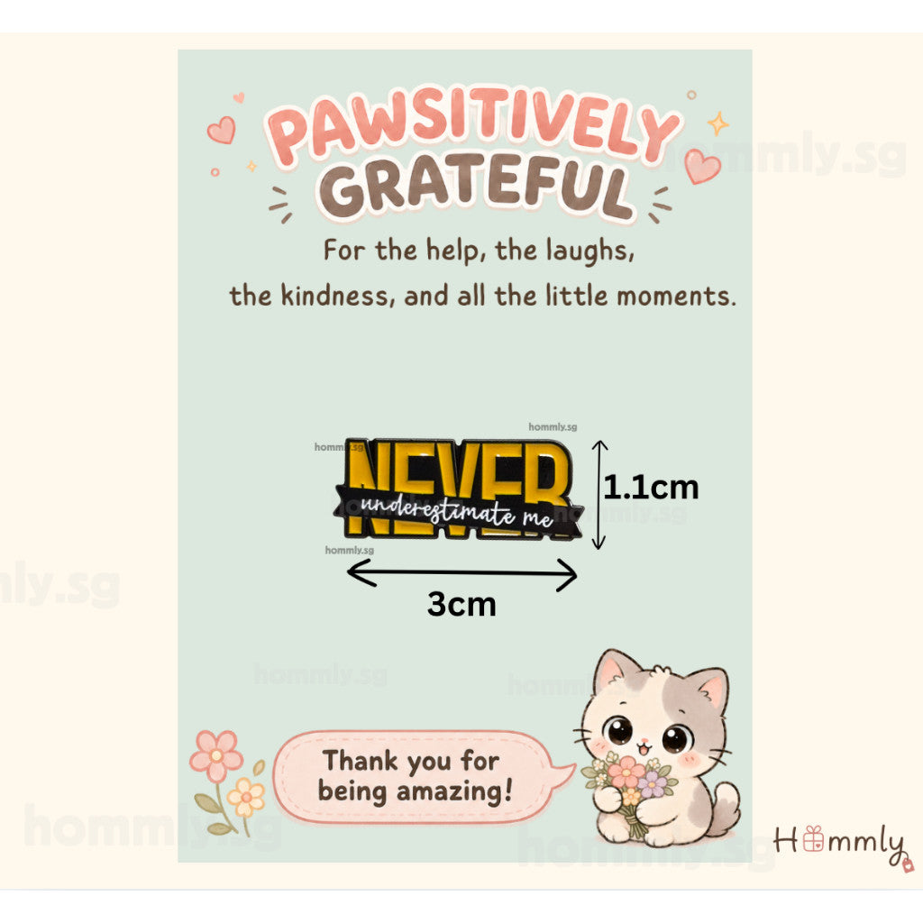 [Hommly SG Ready Stock] Card with Badge / Mix & Match Gift Set | Farewell / Appreciation Gift