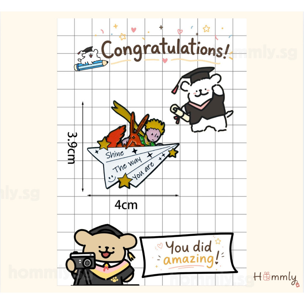 Graduation Gift Card with Treats & Badge | Congratulations Student Reward Gift | Primary School Graduation Gift | KitKat