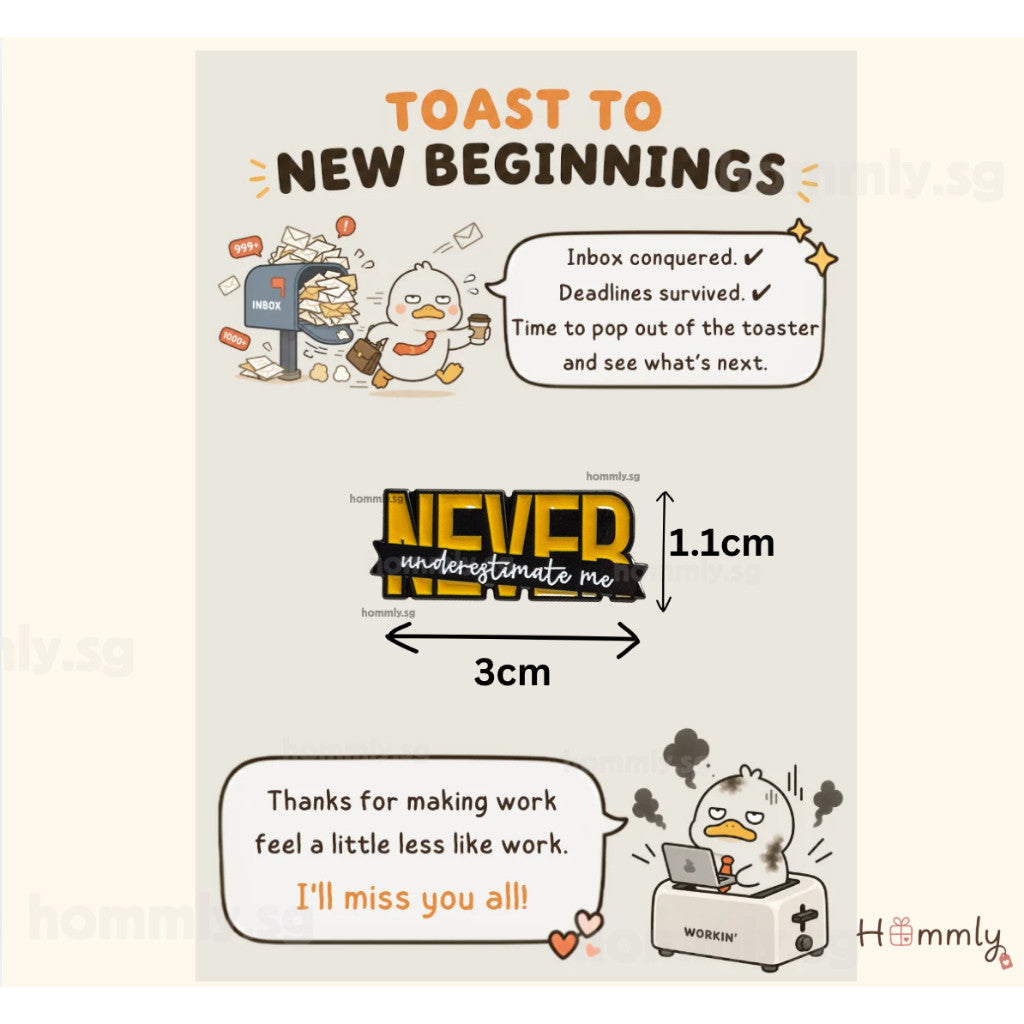 [Hommly SG Ready Stock] Card with Badge / Mix & Match Gift Set | Farewell / Appreciation Gift