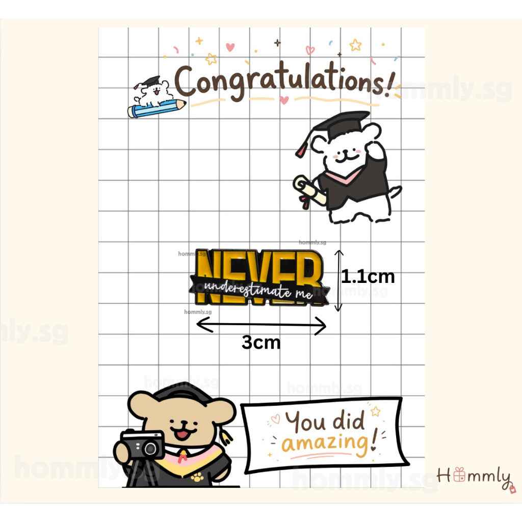 Graduation Gift Card with Treats & Badge | Congratulations Student Reward Gift | Primary School Graduation Gift | KitKat