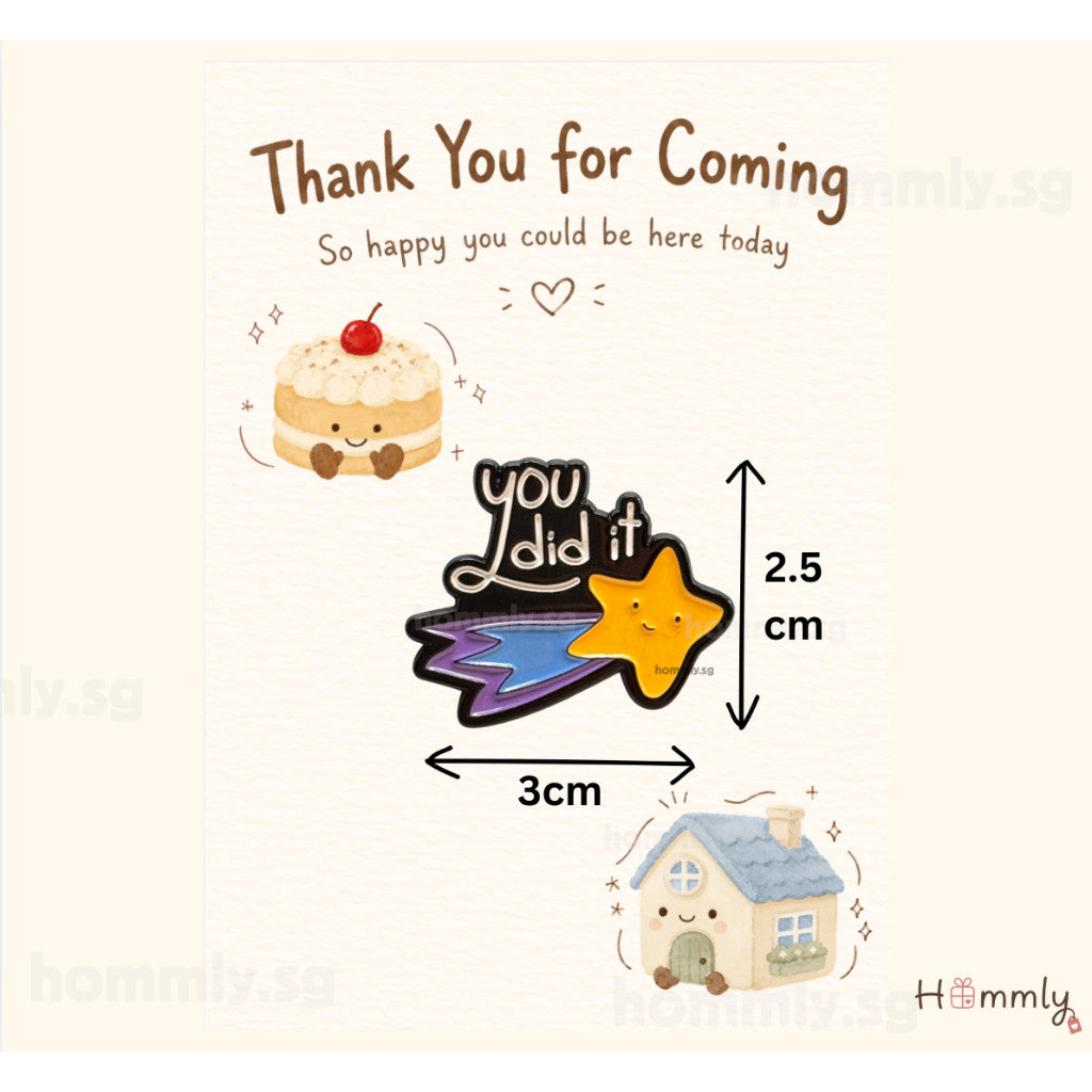[Hommly SG Ready Stock] Card with Badge / Mix & Match Gift Set | Farewell / Appreciation Gift