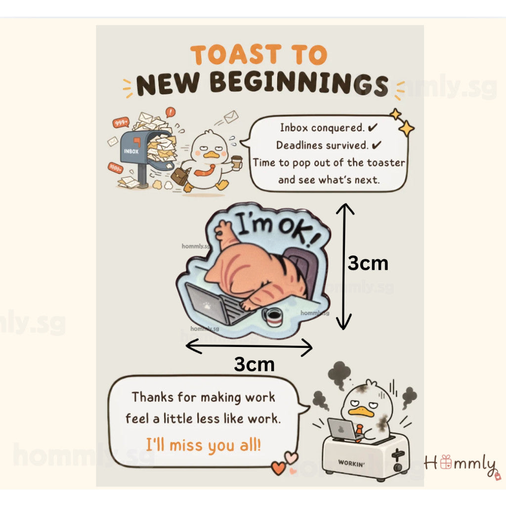 [Hommly SG Ready Stock] Card with Badge / Mix & Match Gift Set | Farewell / Appreciation Gift