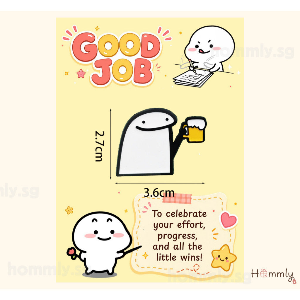 [Hommly SG Ready Stock] Card with Badge / Mix & Match Gift Set | Farewell / Appreciation Gift