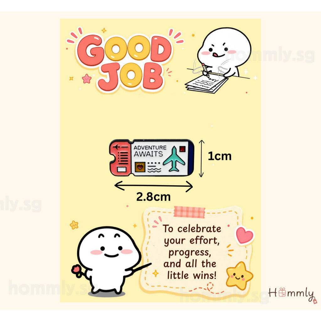 [Hommly SG Ready Stock] Card with Badge / Mix & Match Gift Set | Farewell / Appreciation Gift