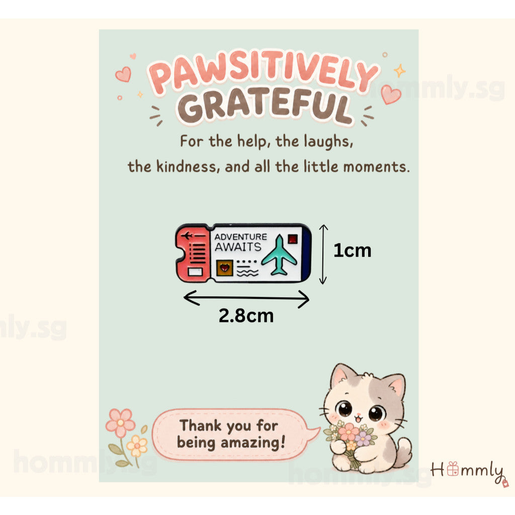 [Hommly SG Ready Stock] Card with Badge / Mix & Match Gift Set | Farewell / Appreciation Gift