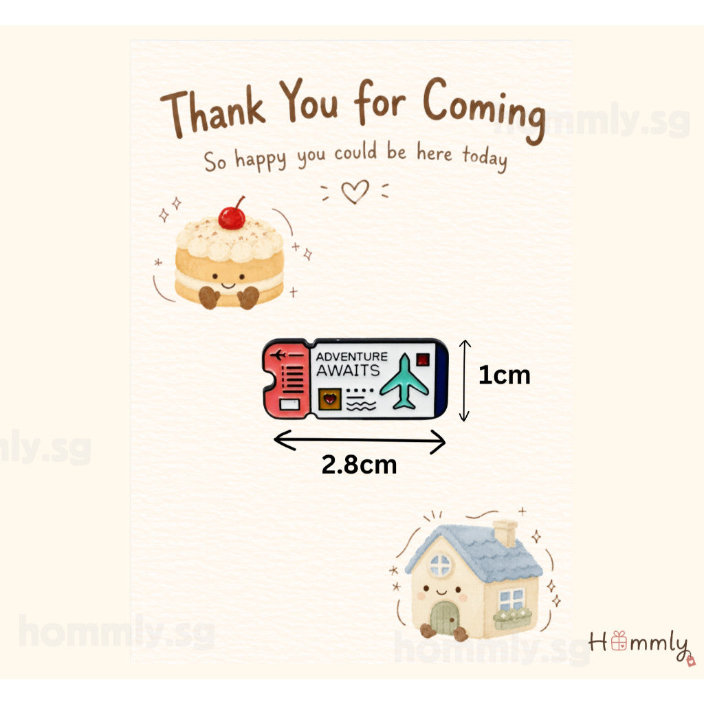 [Hommly SG Ready Stock] Card with Badge / Mix & Match Gift Set | Farewell / Appreciation Gift