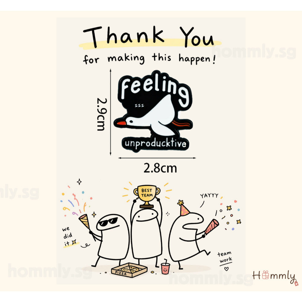 [Hommly SG Ready Stock] Card with Badge / Mix & Match Gift Set | Farewell / Appreciation Gift