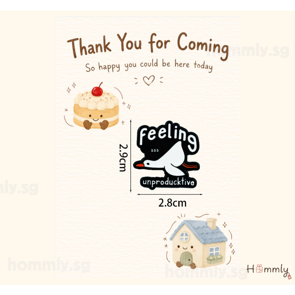 [Hommly SG Ready Stock] Card with Badge / Mix & Match Gift Set | Farewell / Appreciation Gift