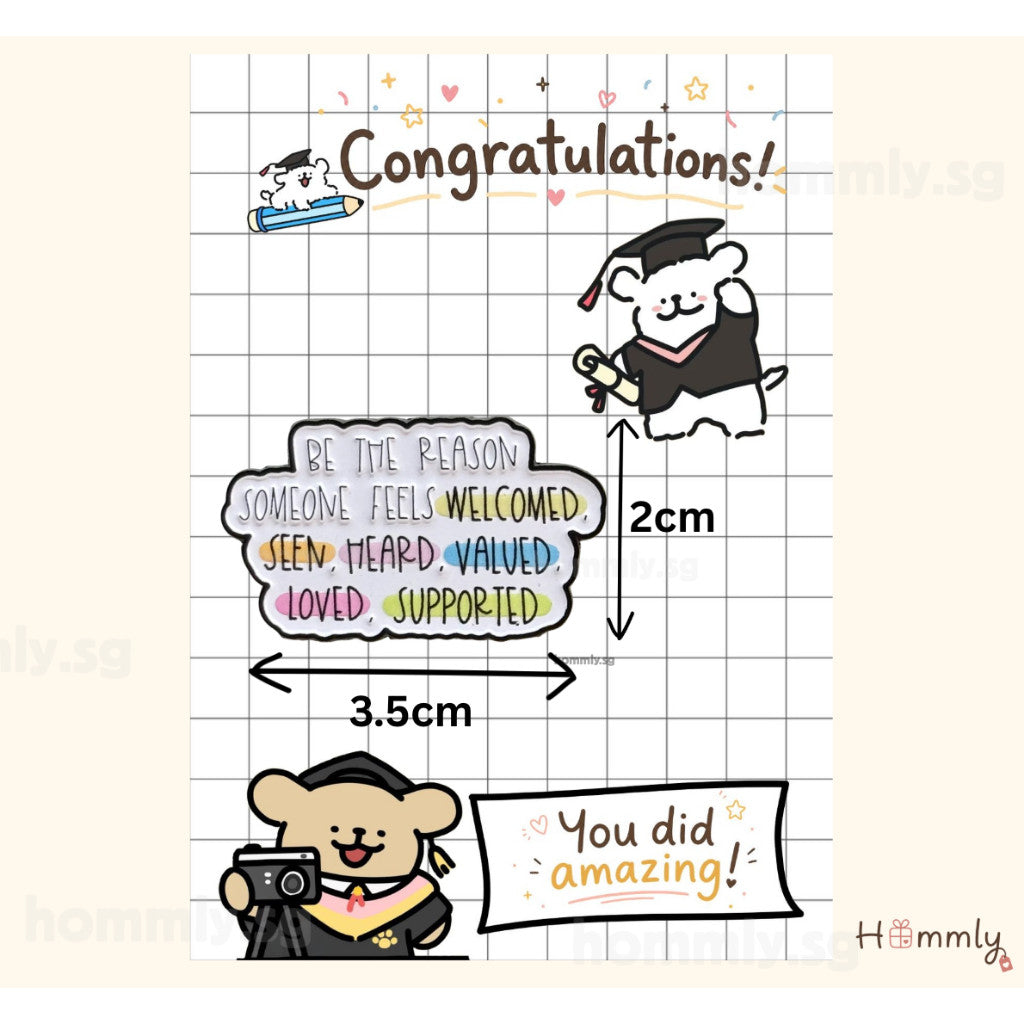 Graduation Gift Card with Treats & Badge | Congratulations Student Reward Gift | Primary School Graduation Gift | KitKat