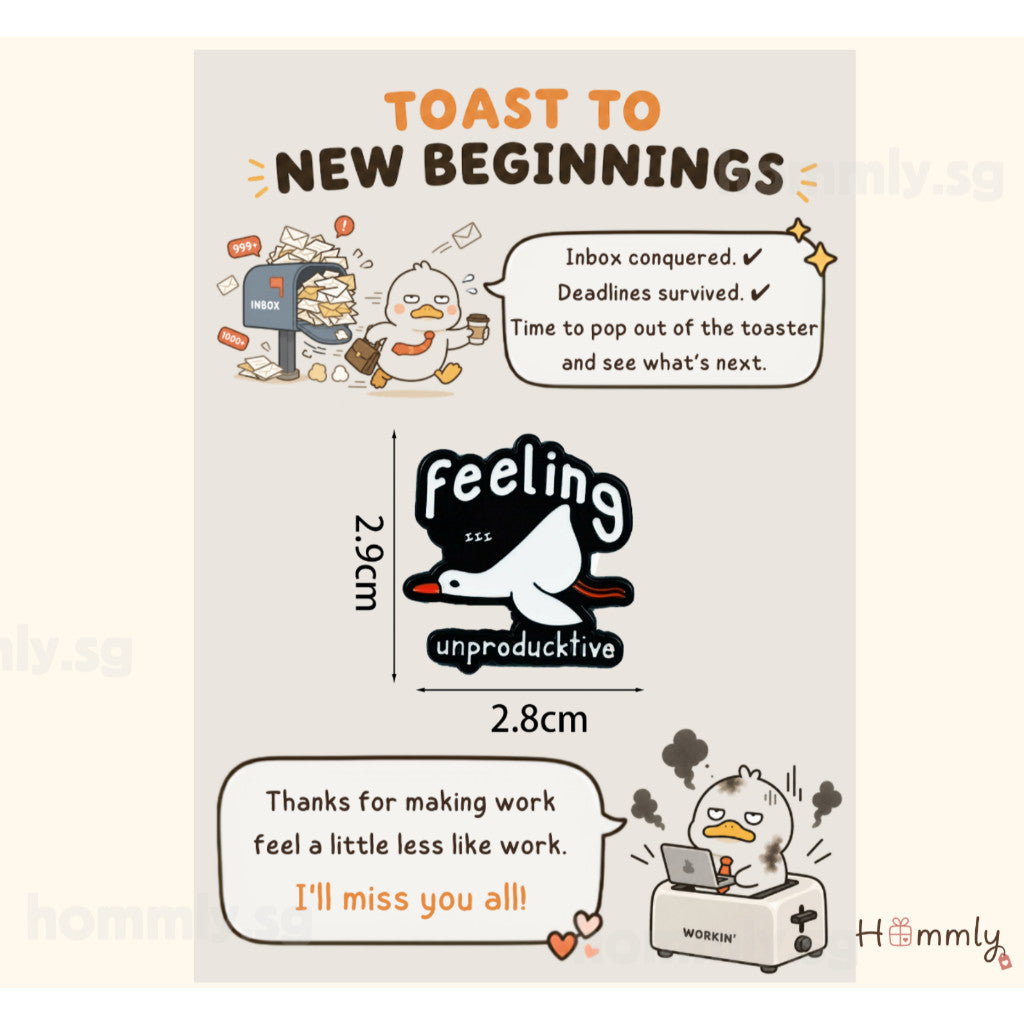 [Hommly SG Ready Stock] Card with Badge / Mix & Match Gift Set | Farewell / Appreciation Gift
