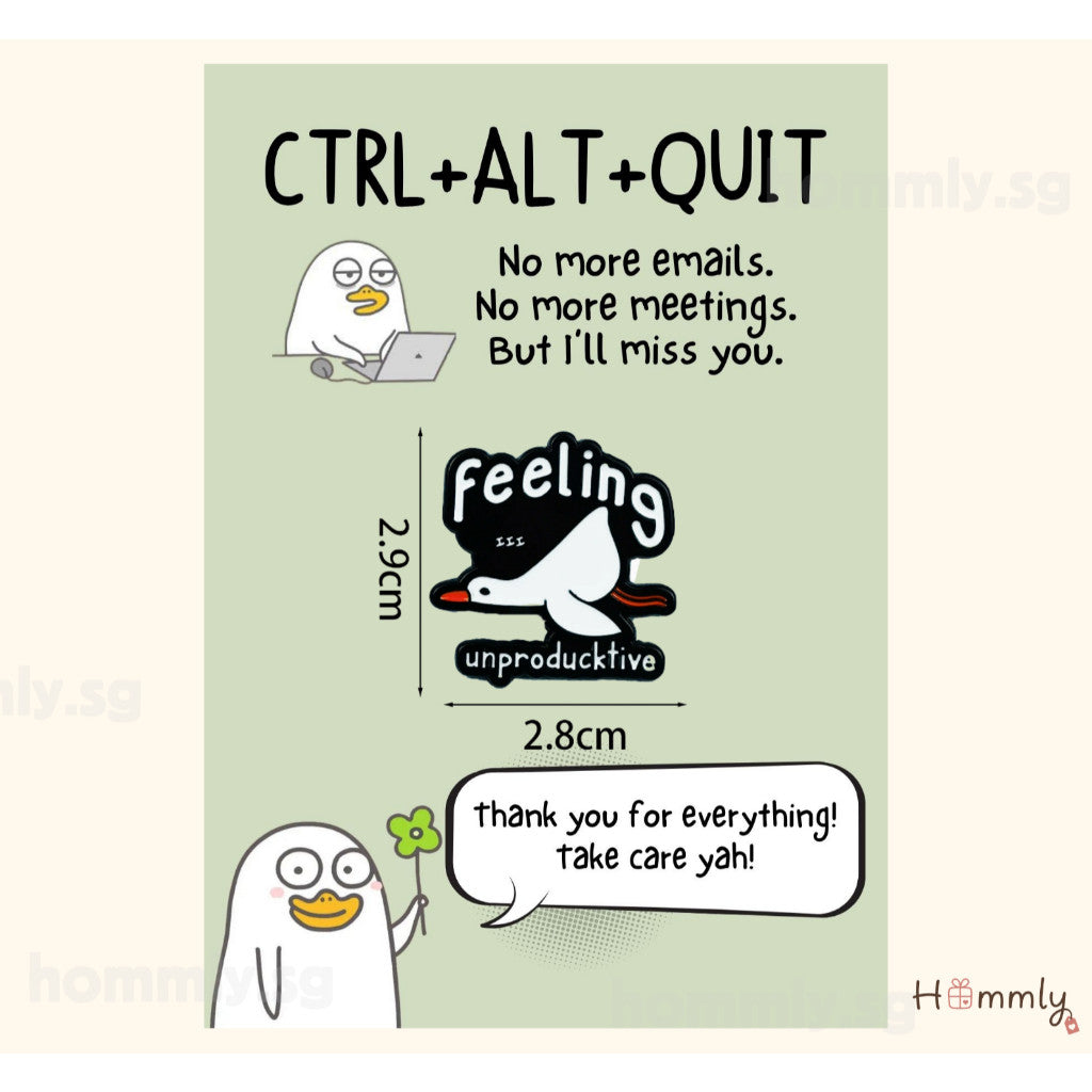 [Hommly SG Ready Stock] Card with Badge / Mix & Match Gift Set | Farewell / Appreciation Gift
