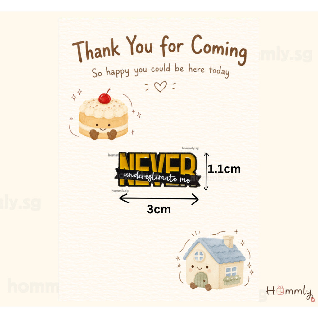 [Hommly SG Ready Stock] Card with Badge / Mix & Match Gift Set | Farewell / Appreciation Gift