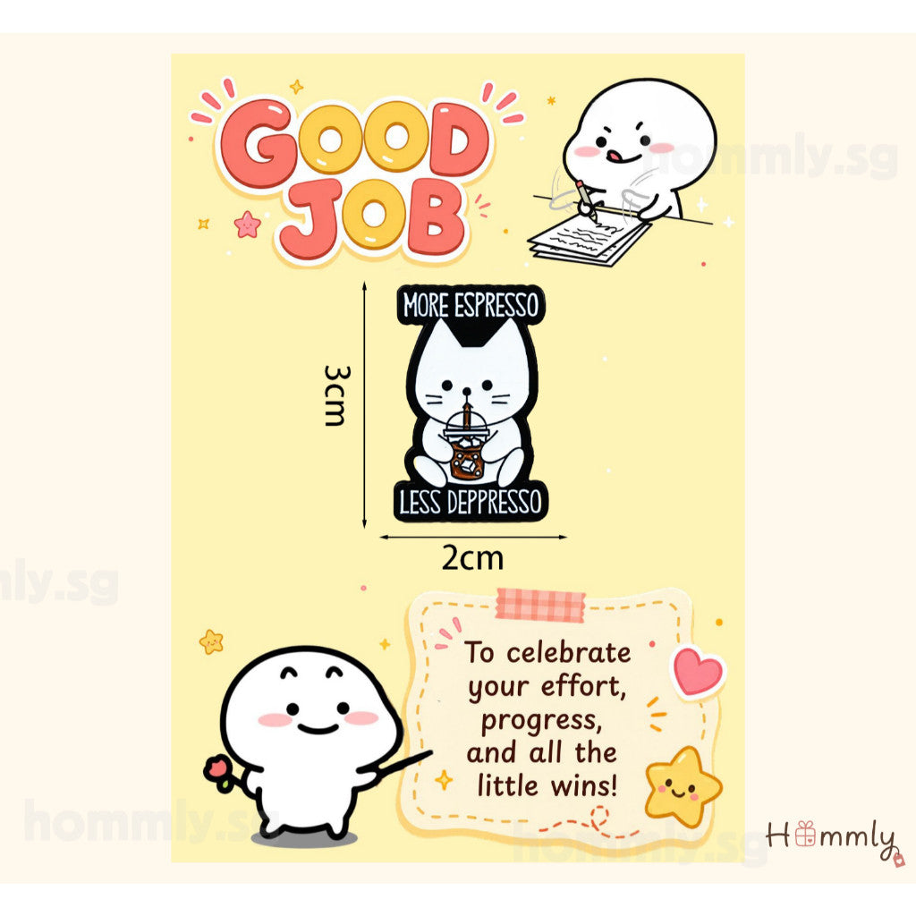 [Hommly SG Ready Stock] Card with Badge / Mix & Match Gift Set | Farewell / Appreciation Gift