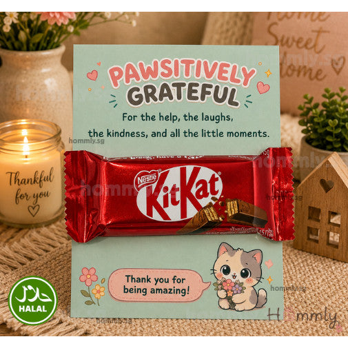 [Hommly SG Ready Stock] Appreciation Gift Card with Chocolate | Team Thank You Gift | Farewell Gift
